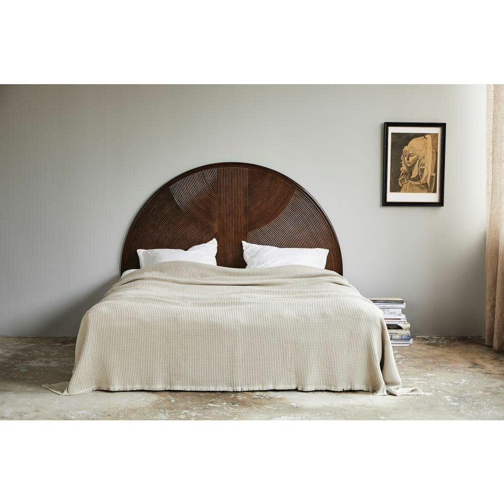 Nordal ALPHA bedspread in cotton - 260x260 cm - sand