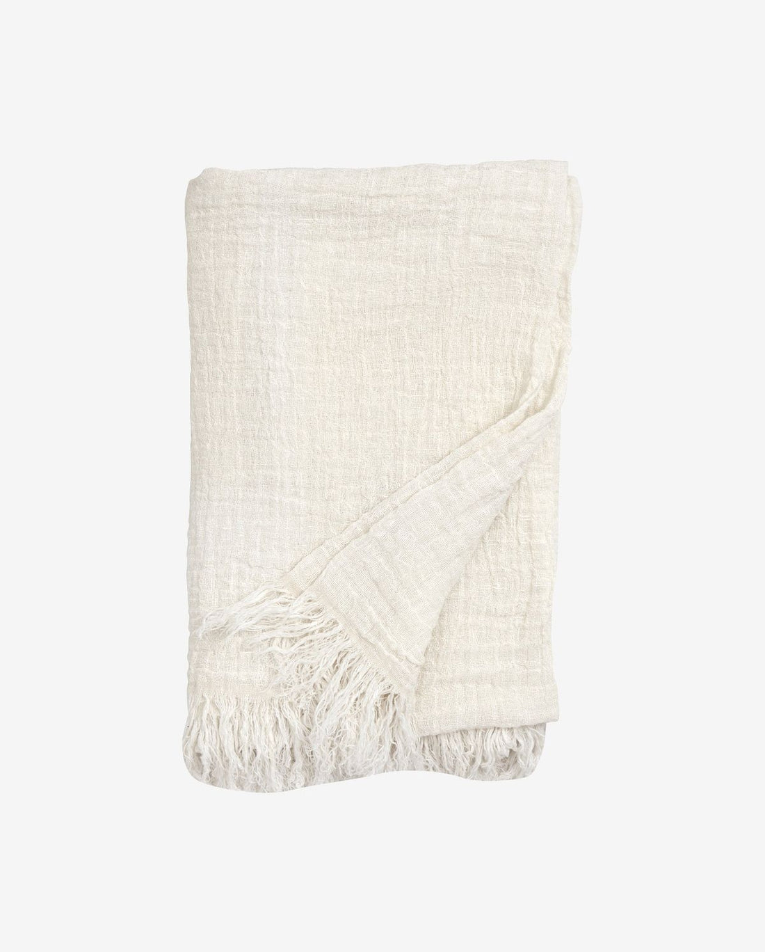 Alula bedspread in flax - 270x270 cm - white