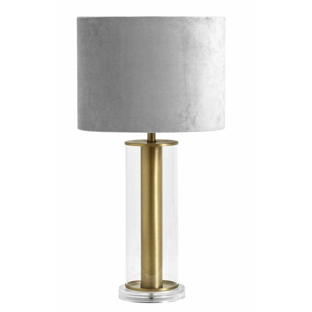 Nordal LAMPA table lamp / lamp base in glass and golden metal - h47 cm