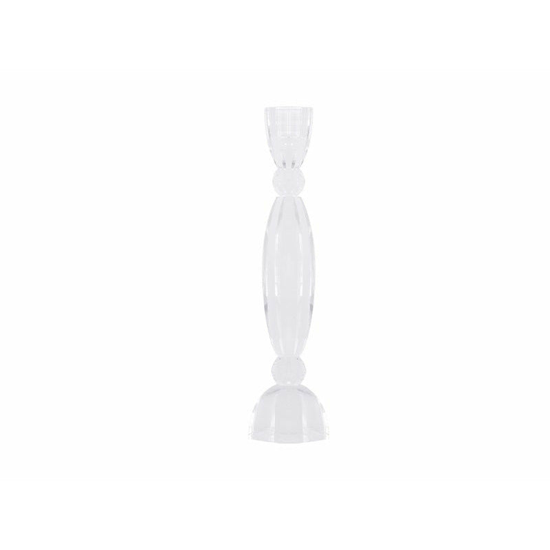 House of Sander Anemone candlestick 26 cm, Clear