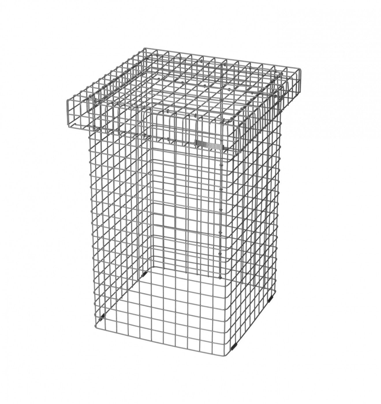 Kalager Design Wire Stool, Alu Zinc