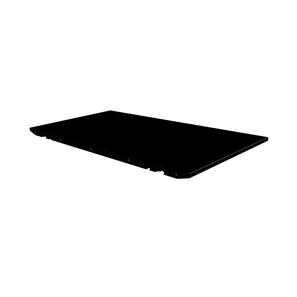 T1 Additional plate for Andersen T1 Dining Table - Black Laminate Diamond Black - 50x95 cm