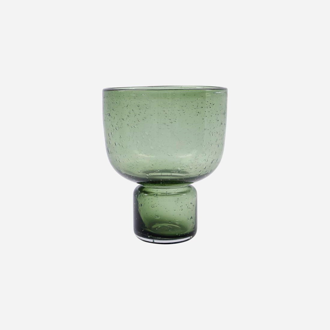 House Doctor vase, Farida, Olive Green-H: 22 cm, DIA: 17 cm