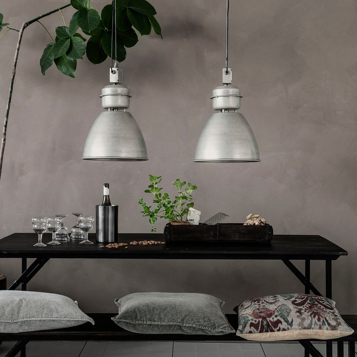 House Doctor - Lamp, Volume, Gunmetal - H: 52 cm, DIA: 35 cm