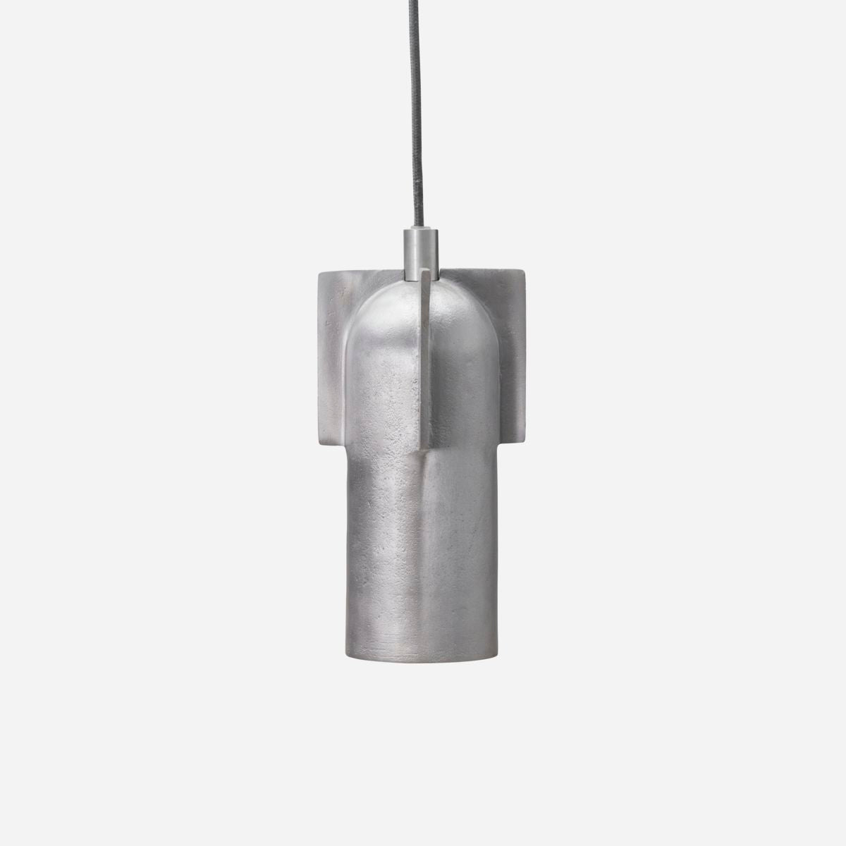 House Doctor lamp, Akola, Brushed Silver-H: 23 cm, DIA: 9 cm