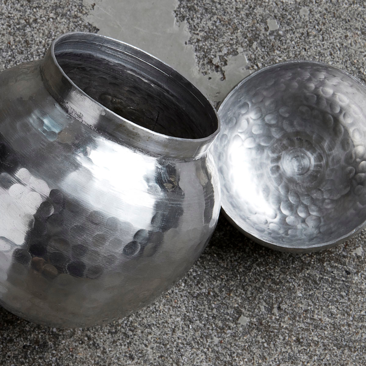 House Doctor - Storage with lid, Galior, Silver Finish - DIA: 11.5 cm