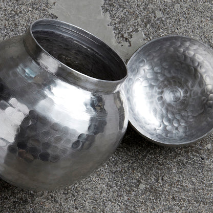 House Doctor - Storage with lid, Galior, Silver Finish - DIA: 11.5 cm