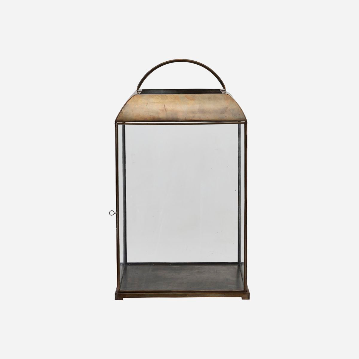 House Doctor lanterns, Mandurai, Antique Brass-L: 40 cm, W: 40 cm, H: 70.5 cm