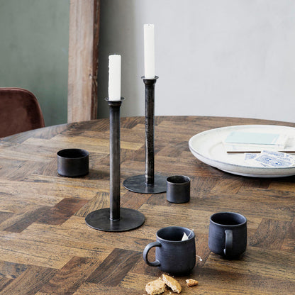 House Doctor - Candlestick, Latuna, Antique Copper - H: 27 cm, DIA: 12.5 cm