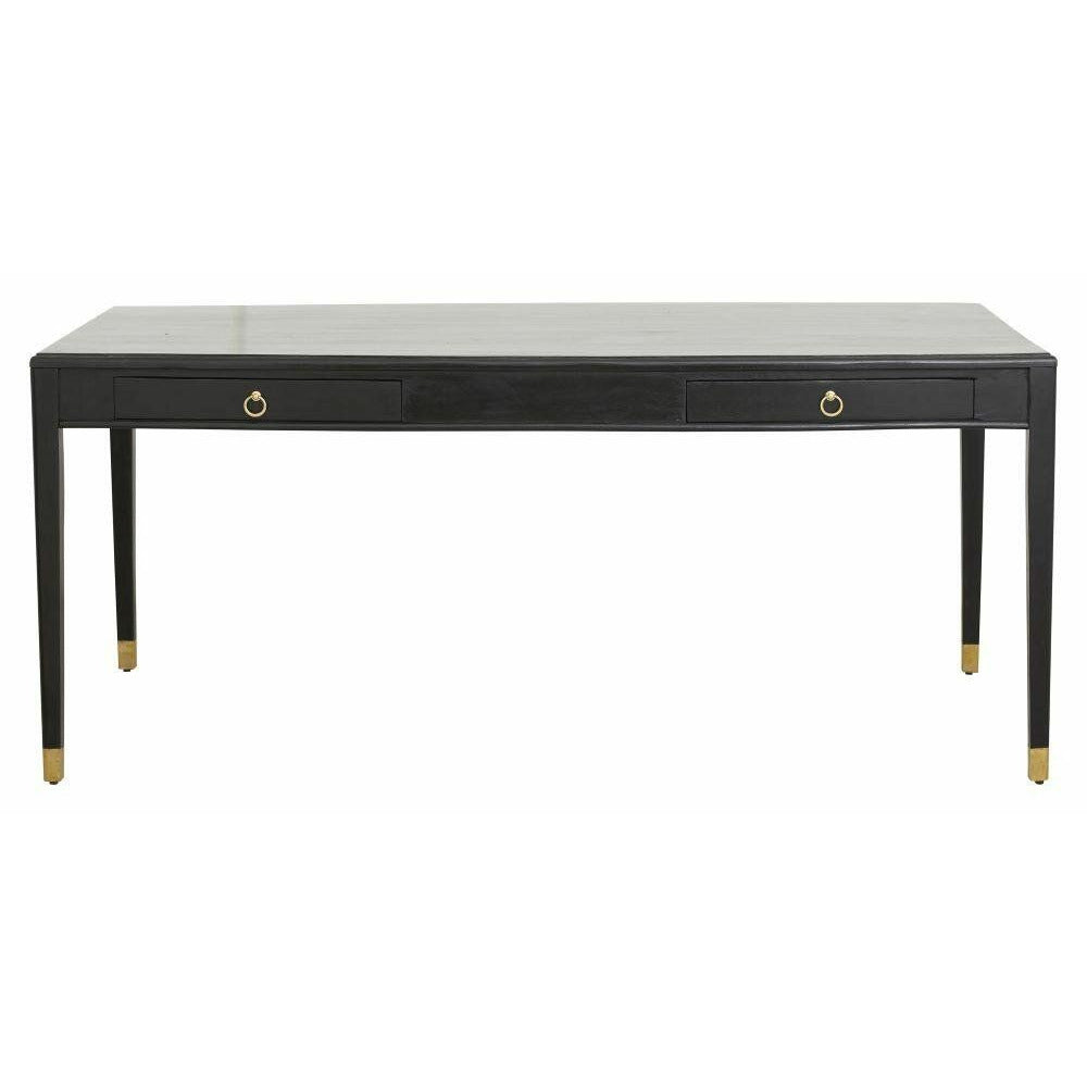 EMS Desk in Mango Tree - 179x90 - Black/Gold Finish