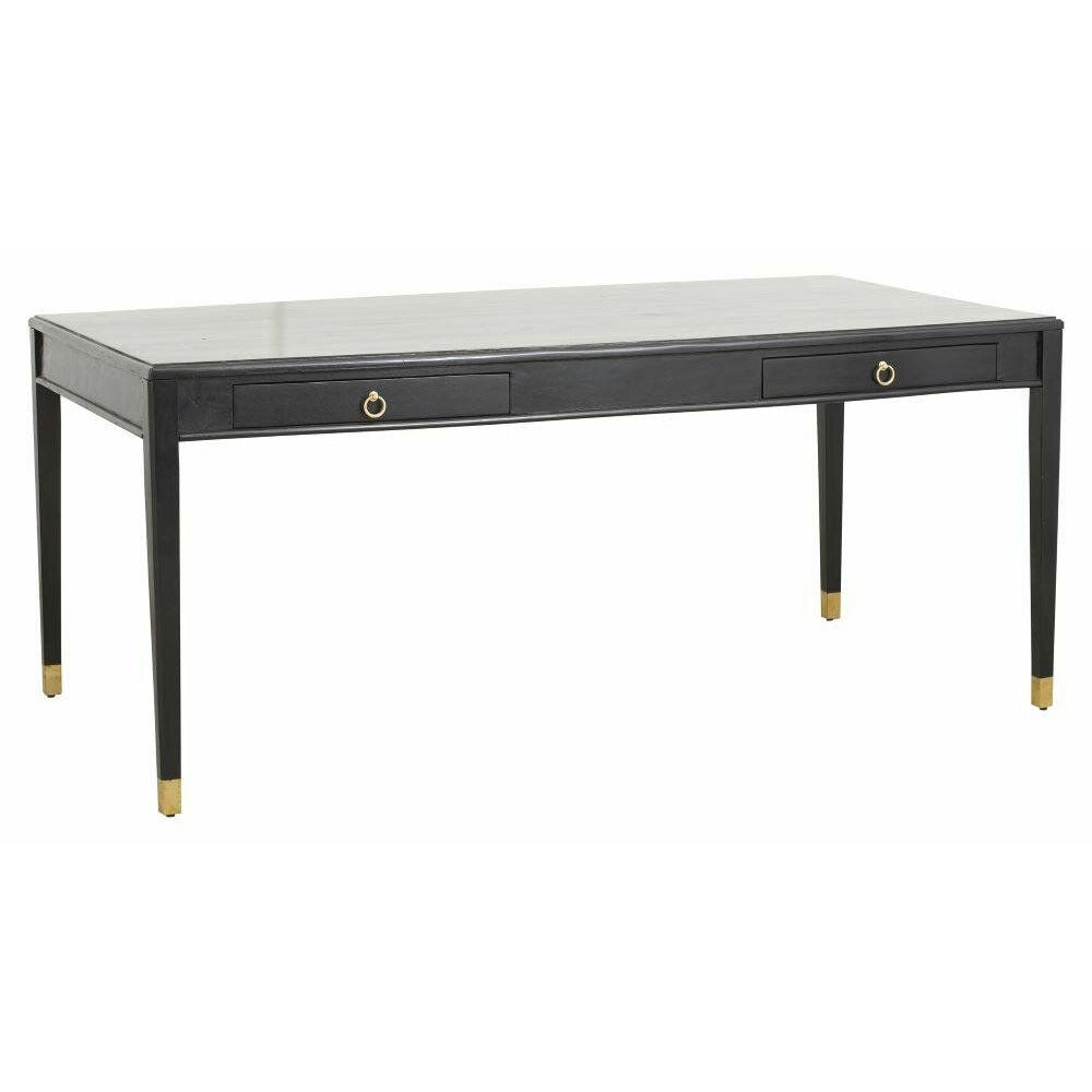 EMS Desk in Mango Tree - 179x90 - Black/Gold Finish