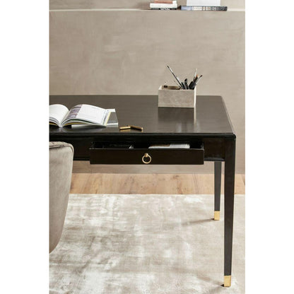 EMS Desk in Mango Tree - 179x90 - Black/Gold Finish