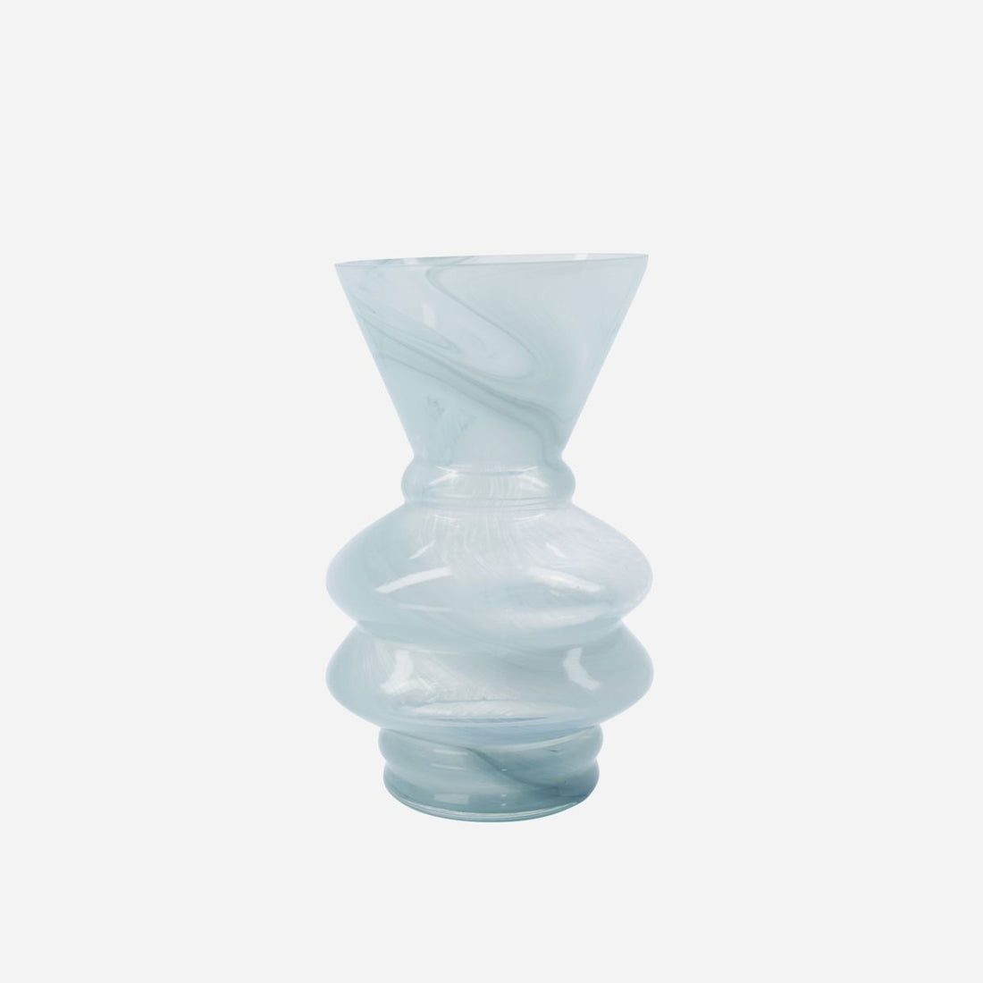 House Doctor-Vase, Viel, Blå-h: 25 cm, dia: 16 cm