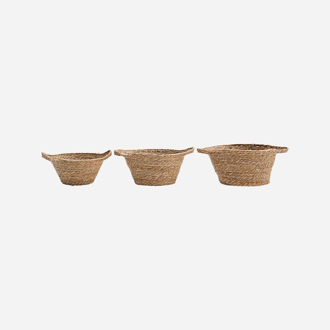 House Doctor-Kurv, Jat, Natural-S:, h: 18 cm, dia: 28 cm, M:, h: 20 cm, dia: 30 cm, L:, h: - House Doctor - DesignGaragen.dk
