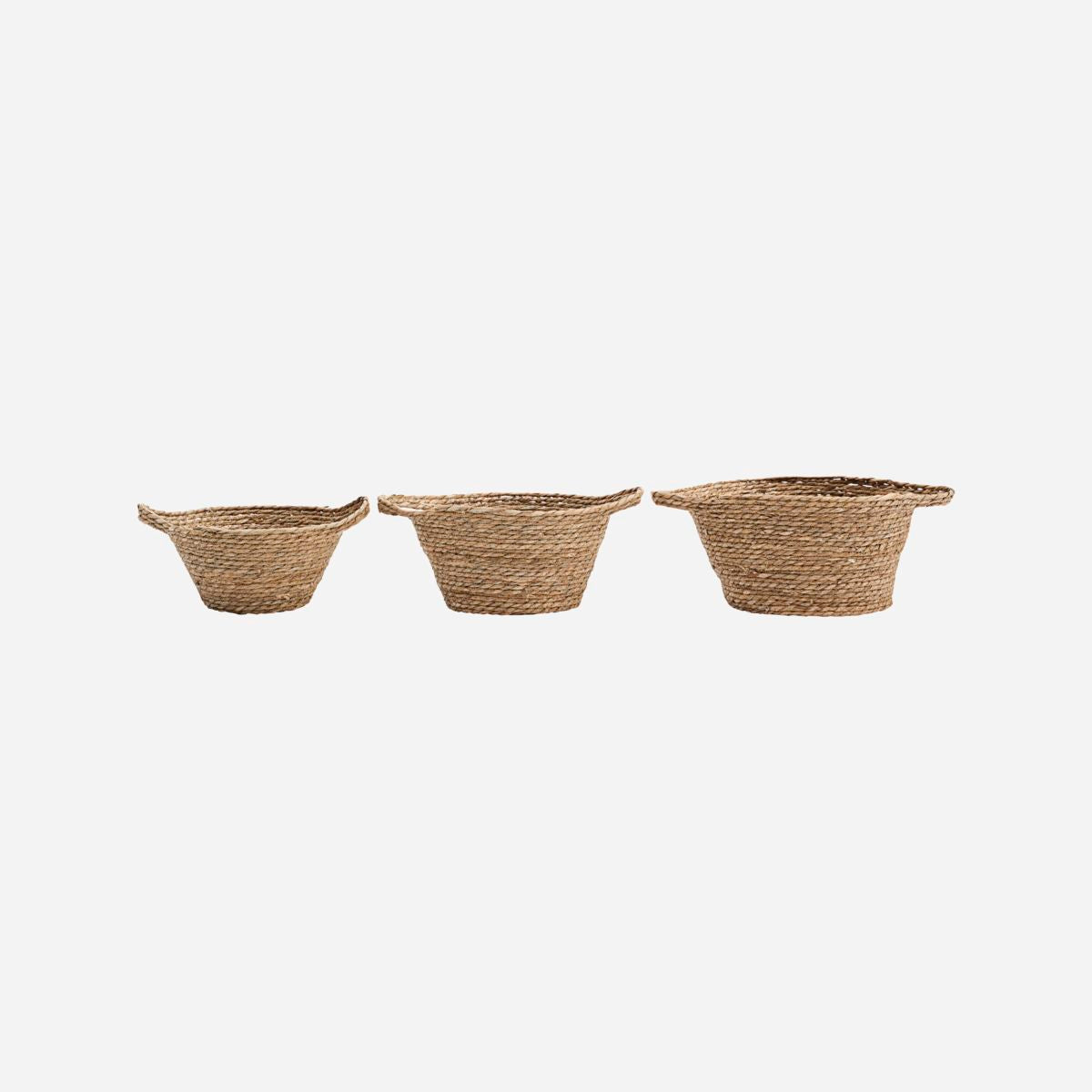 House Doctor-Kurv, Jat, Natural-S:, h: 18 cm, dia: 28 cm, M:, h: 20 cm, dia: 30 cm, L:, h: - House Doctor - DesignGaragen.dk
