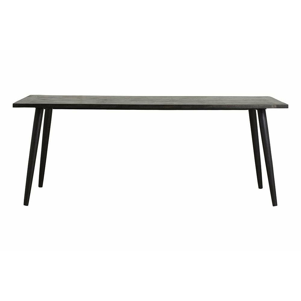 Nordal HAU dining table in wood - 200x90 cm - black