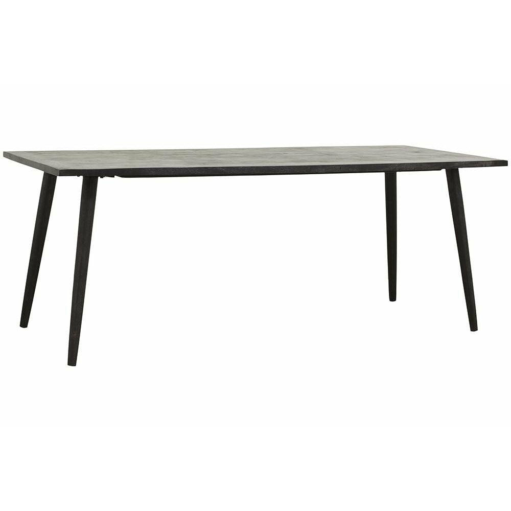 Nordal HAU dining table in wood - 200x90 cm - black