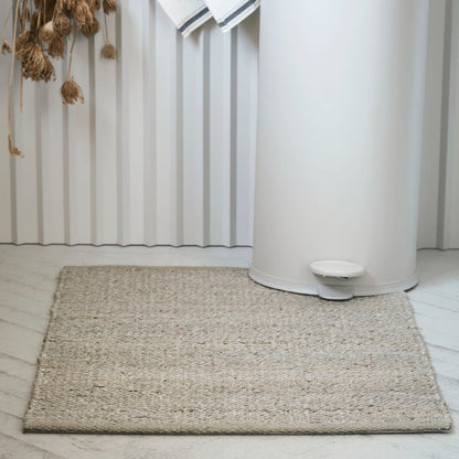 House Doctor rug, Hempi, light gray-l: 90 cm, W: 60 cm