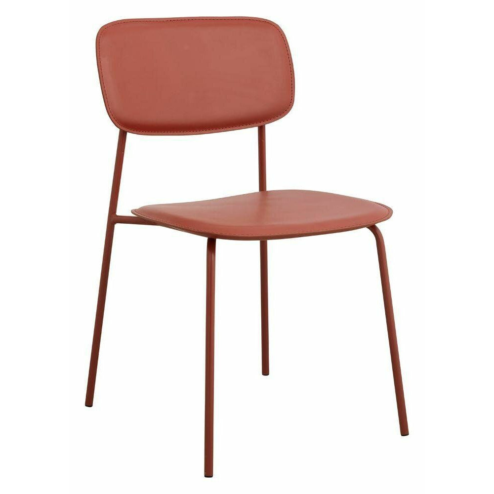 ESA dining chair - rust red