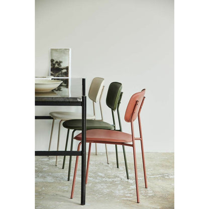 Nordal ESA dining chair - rust red