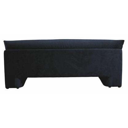 Nordal Geo sofa with upholstery in velor - L215 cm - dark blue