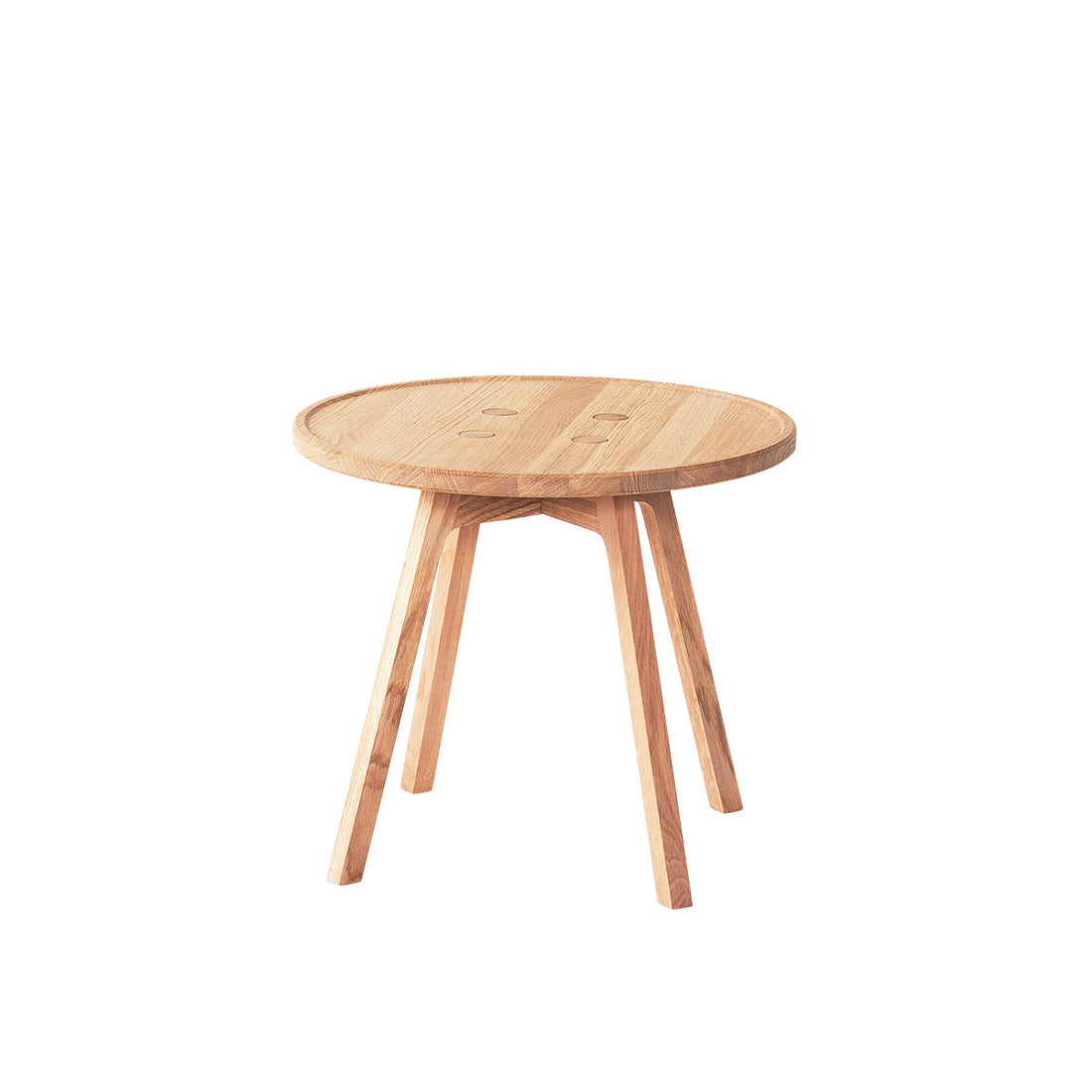 Andersen Furniture C2 sofabord - eg/naturolie - Ø50xH43,5 cm - DesignGaragen.dk.