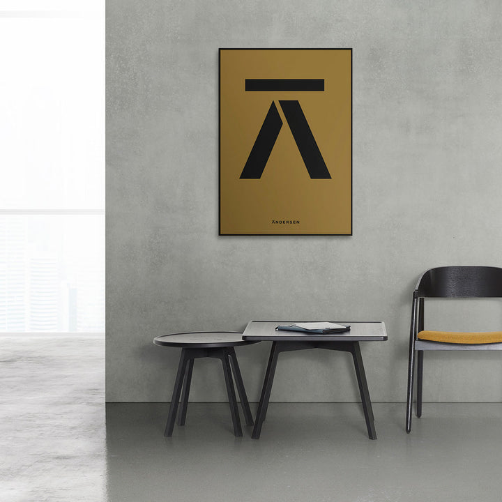 Andersen Furniture C2 sofabord - sort - Ø50xH43,5 cm - DesignGaragen.dk.