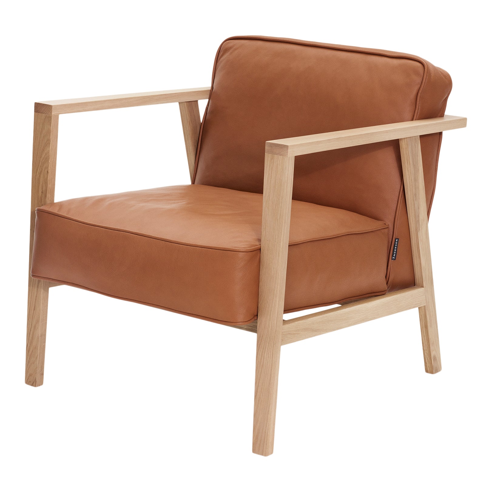 Andersen Furniture - LC1 Loungestol - Cognac læder/stel i eg - Andersen Furniture - DesignGaragen.dk