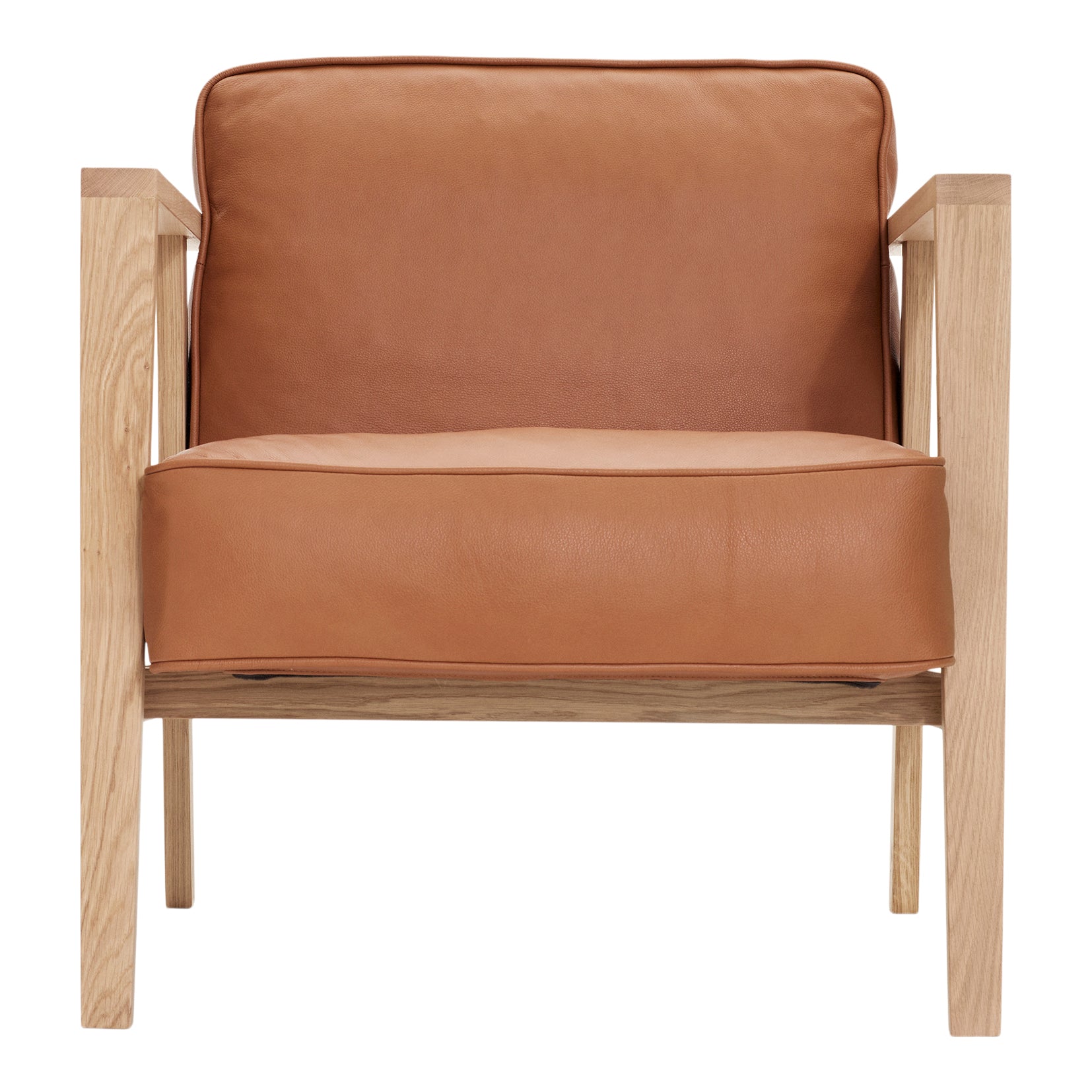 Andersen Furniture - LC1 Loungestol - Cognac læder/stel i eg - Andersen Furniture - DesignGaragen.dk