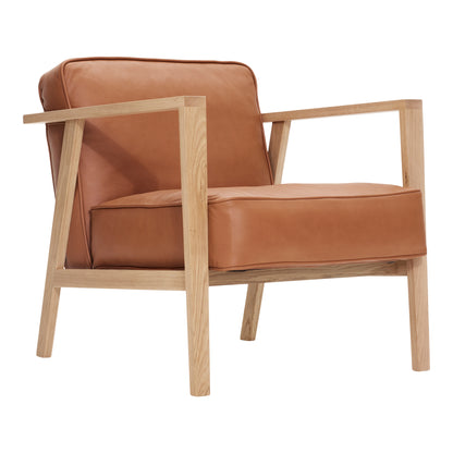 Andersen Furniture - LC1 Loungestol - Cognac læder/stel i eg - Andersen Furniture - DesignGaragen.dk