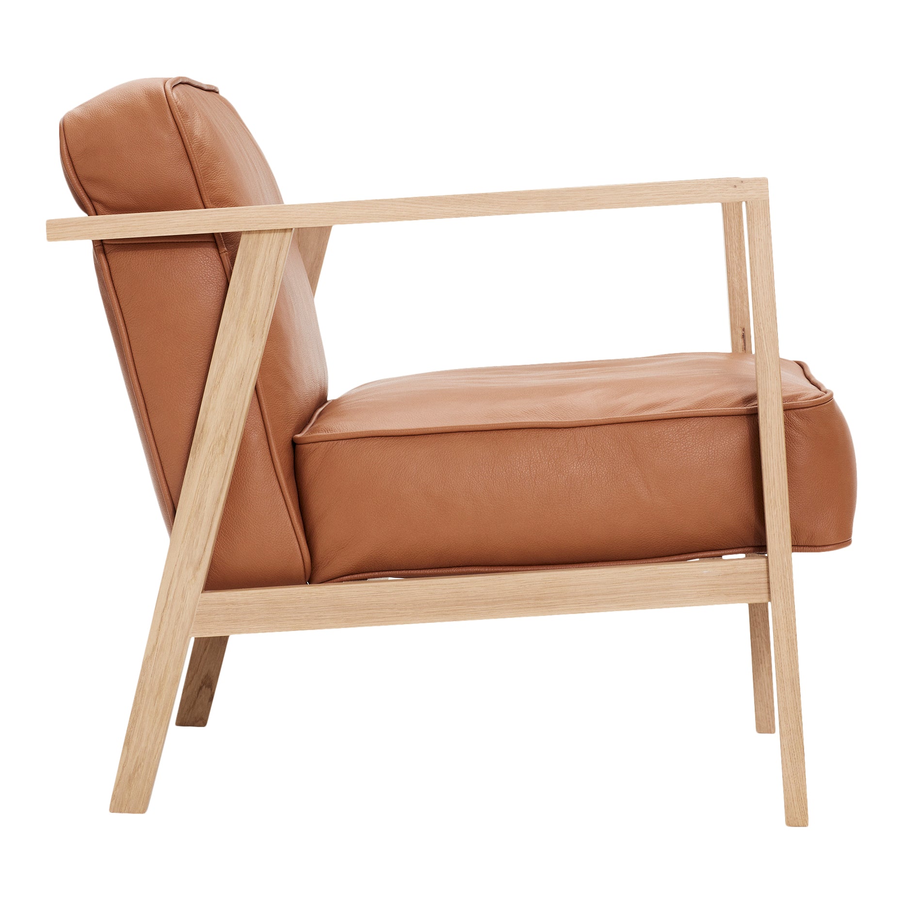 Andersen Furniture - LC1 Loungestol - Cognac læder/stel i eg - Andersen Furniture - DesignGaragen.dk