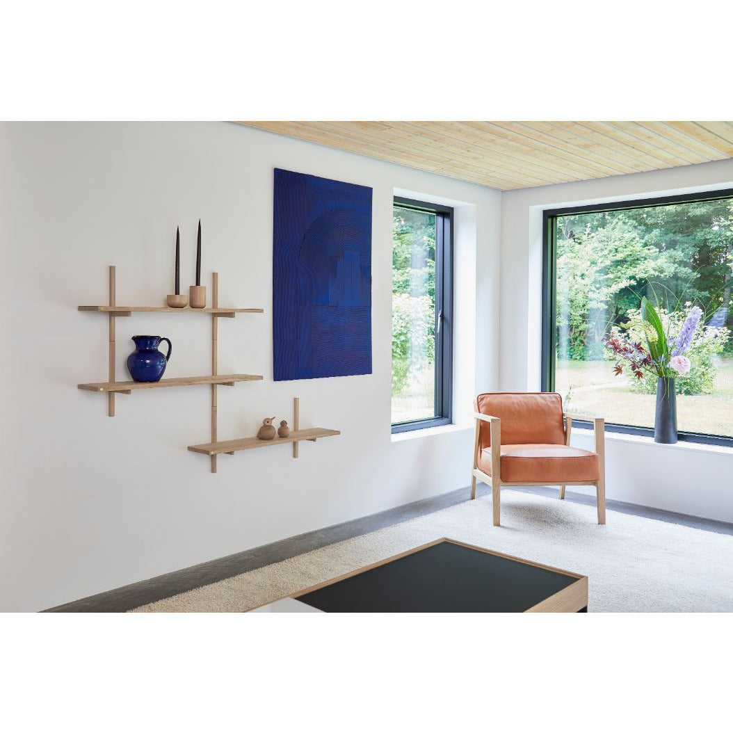 Andersen Furniture - LC1 Loungestol - Cognac læder/stel i eg - Andersen Furniture - DesignGaragen.dk