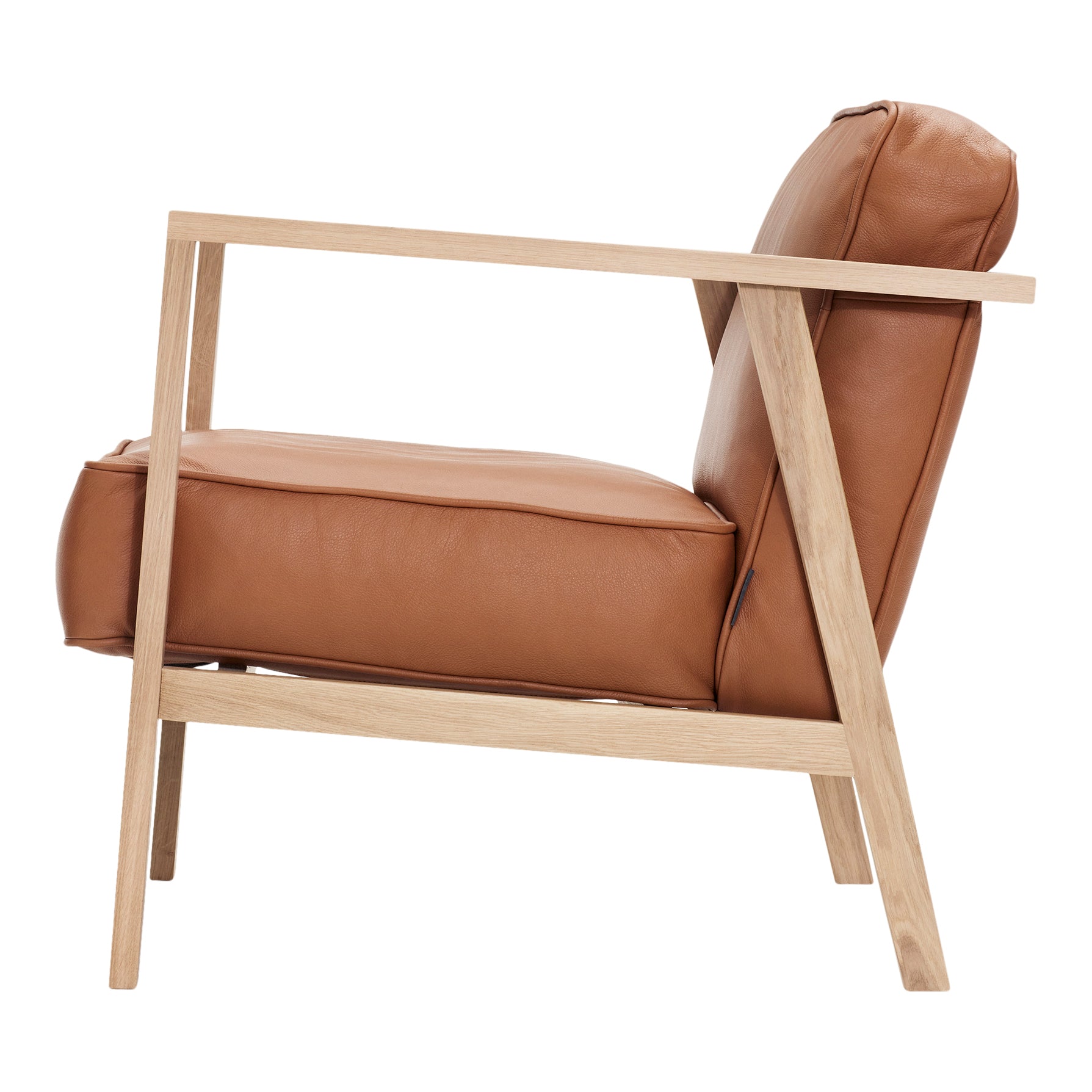 Andersen Furniture - LC1 Loungestol - Cognac læder/stel i eg - Andersen Furniture - DesignGaragen.dk