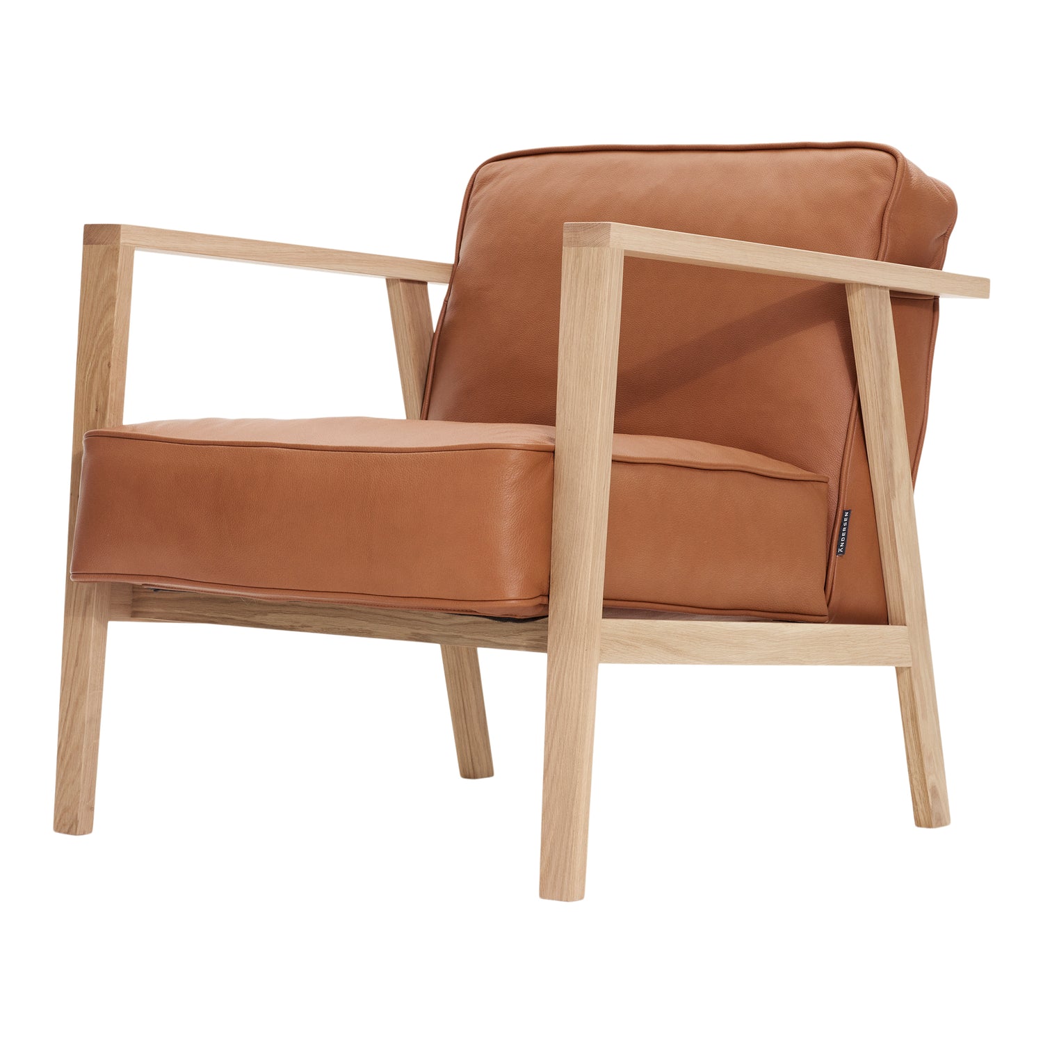 Andersen Furniture - LC1 Loungestol - Cognac læder/stel i eg - Andersen Furniture - DesignGaragen.dk