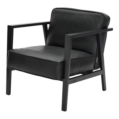 Andersen Furniture - LC1 Loungestol - sort læder/stel i sortlakeret - Andersen Furniture - DesignGaragen.dk