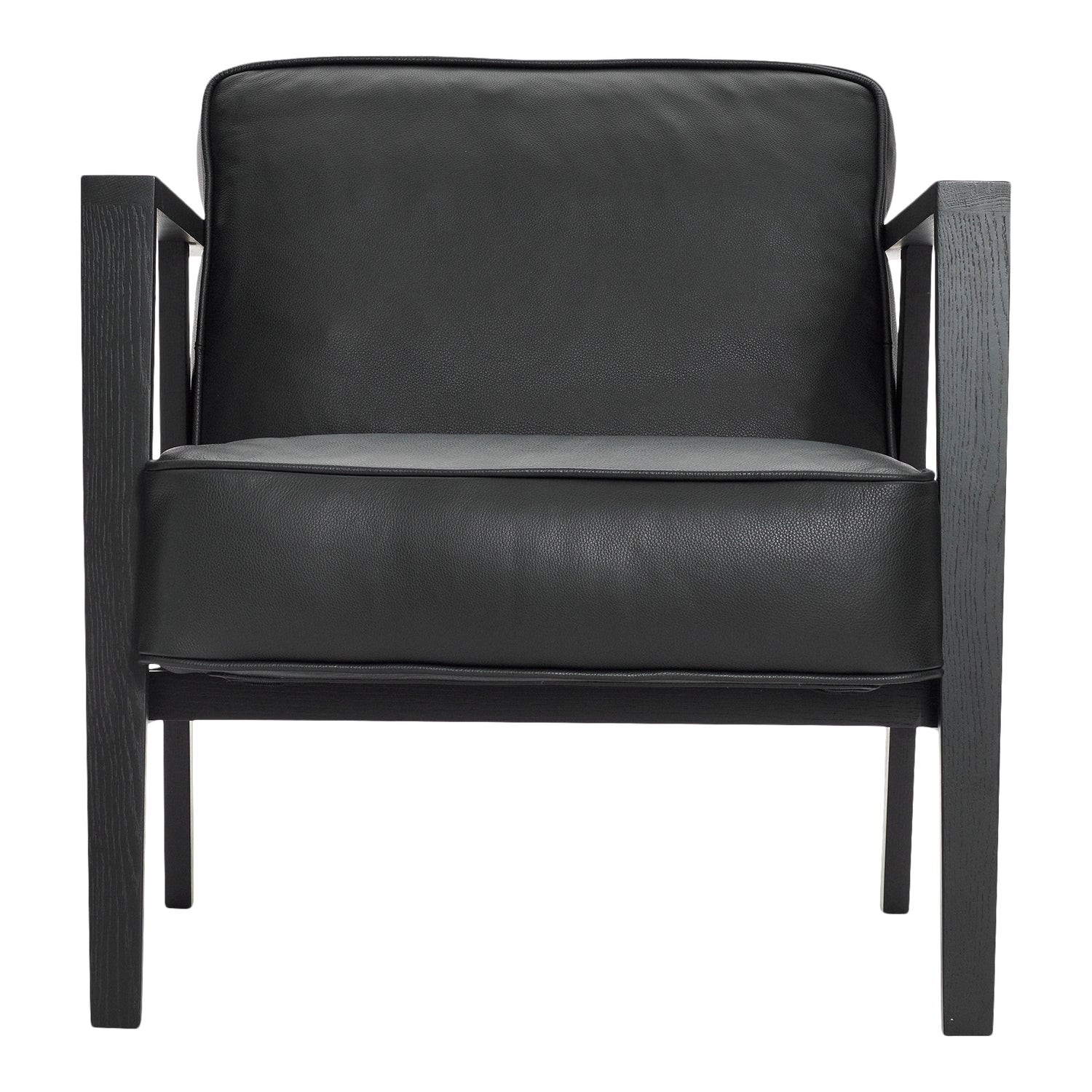 Andersen Furniture - LC1 Lounge chair - Black leather/frame in black lacquered