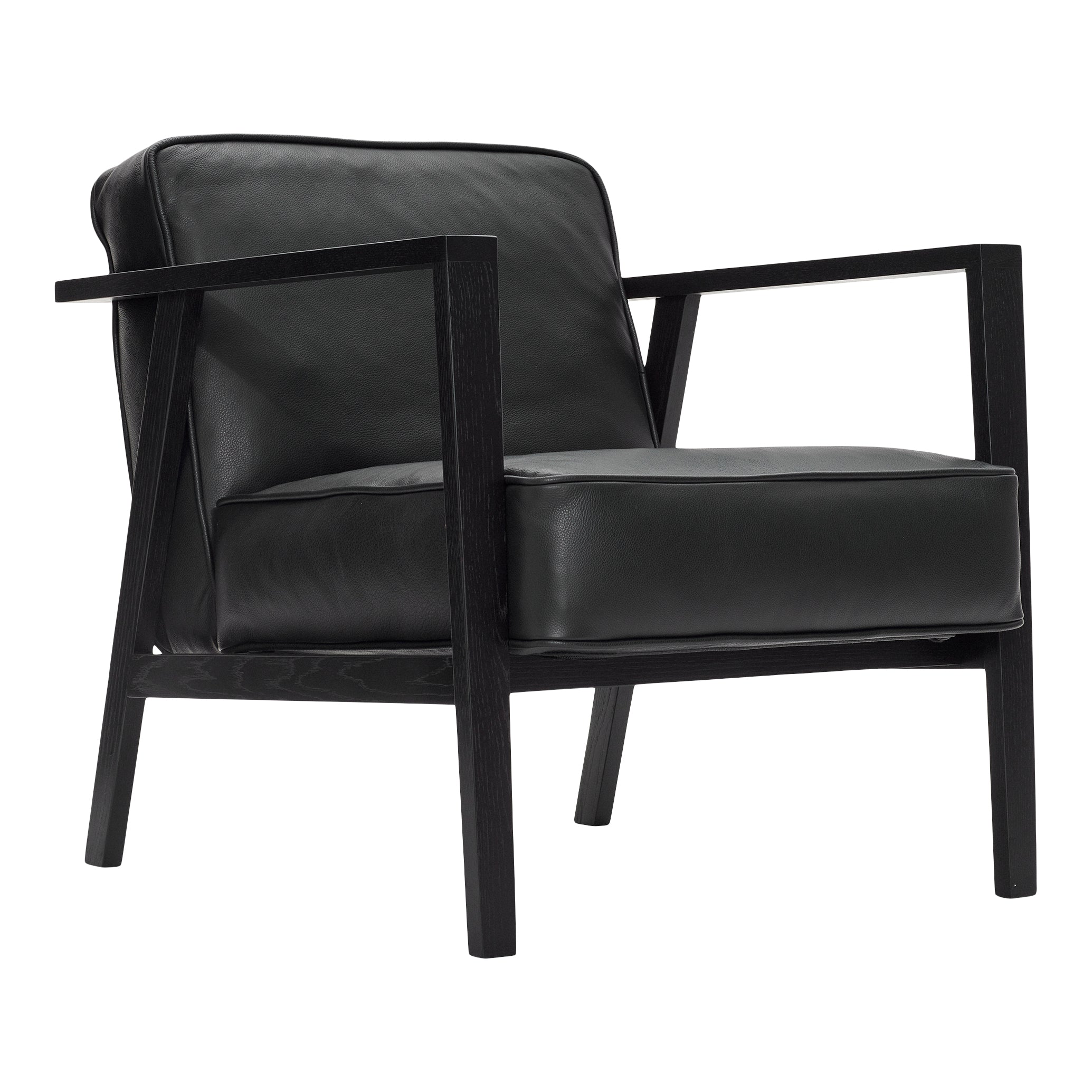 Andersen Furniture - LC1 Loungestol - sort læder/stel i sortlakeret - Andersen Furniture - DesignGaragen.dk