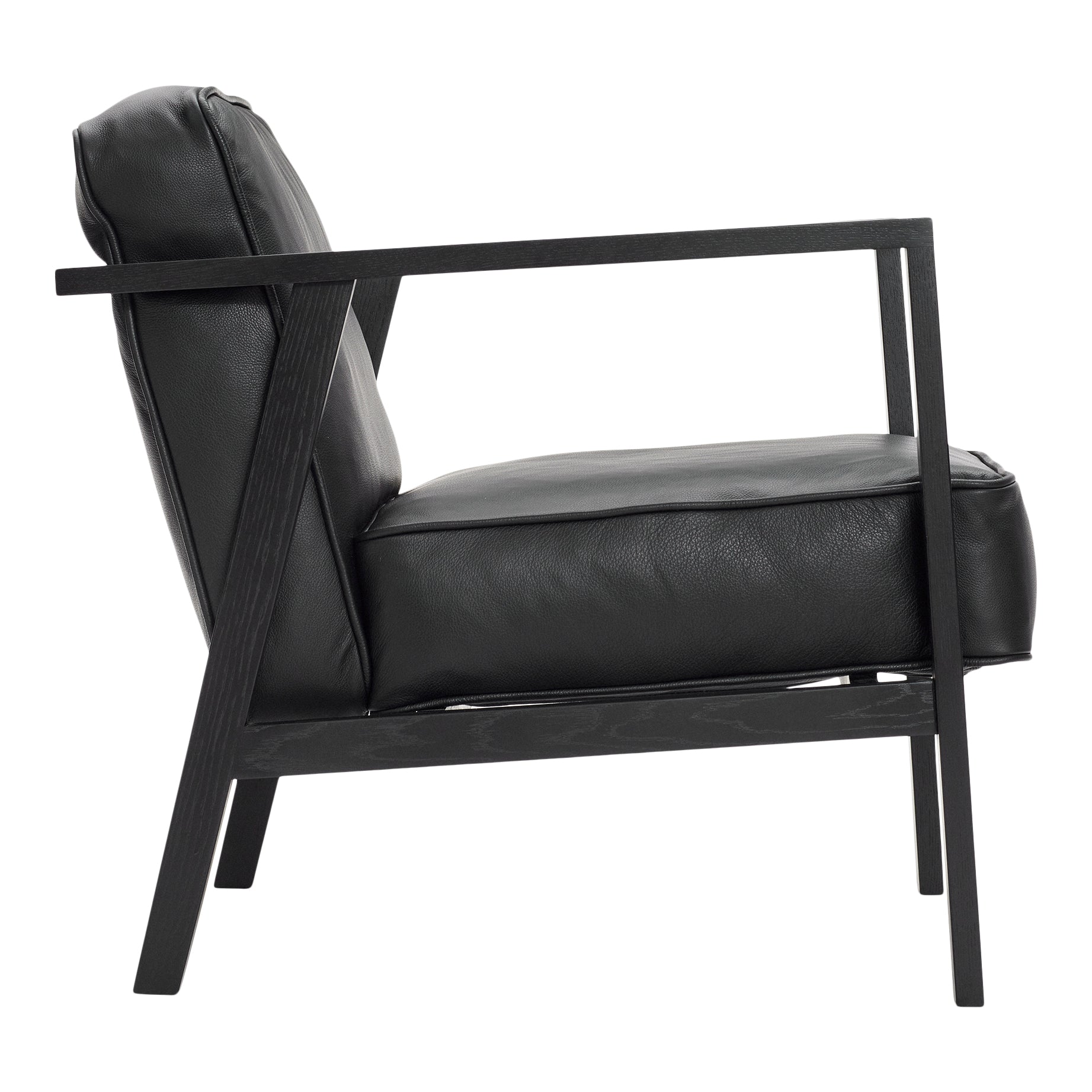 Andersen Furniture - LC1 Loungestol - sort læder/stel i sortlakeret - Andersen Furniture - DesignGaragen.dk