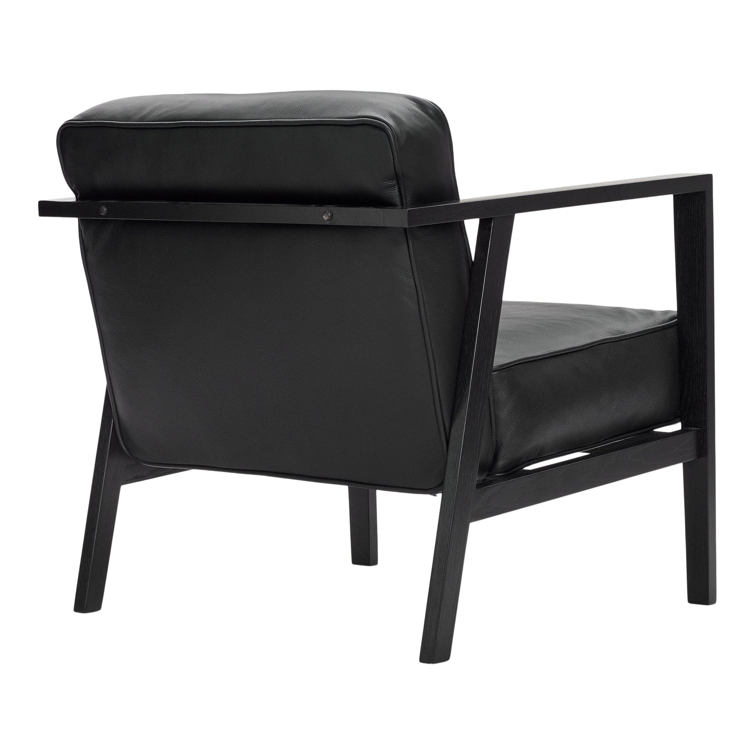 Andersen Furniture - LC1 Lounge chair - Black leather/frame in black lacquered