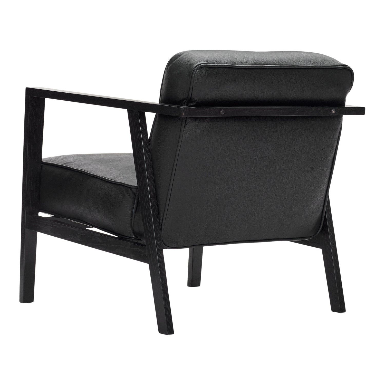 Andersen Furniture - LC1 Lounge chair - Black leather/frame in black lacquered