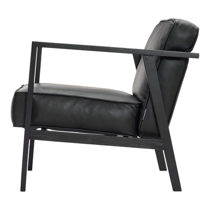 Andersen Furniture - LC1 Lounge chair - Black leather/frame in black lacquered