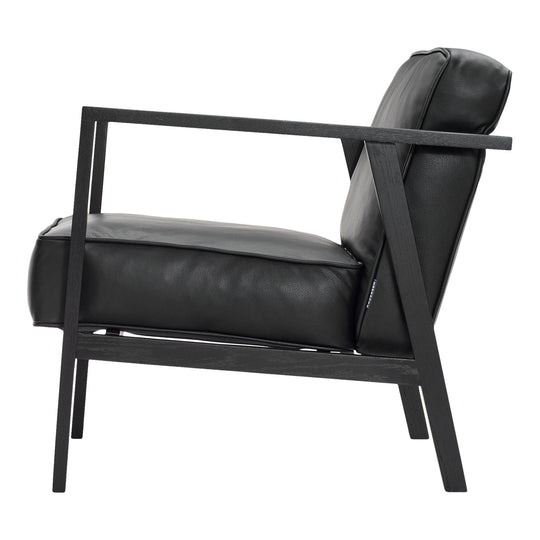 Andersen Furniture - LC1 Loungestol - sort læder/stel i sortlakeret - Andersen Furniture - DesignGaragen.dk