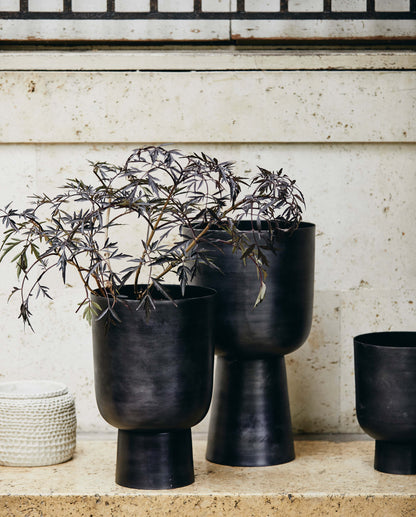 Galoa herbal pot, l - anthracite