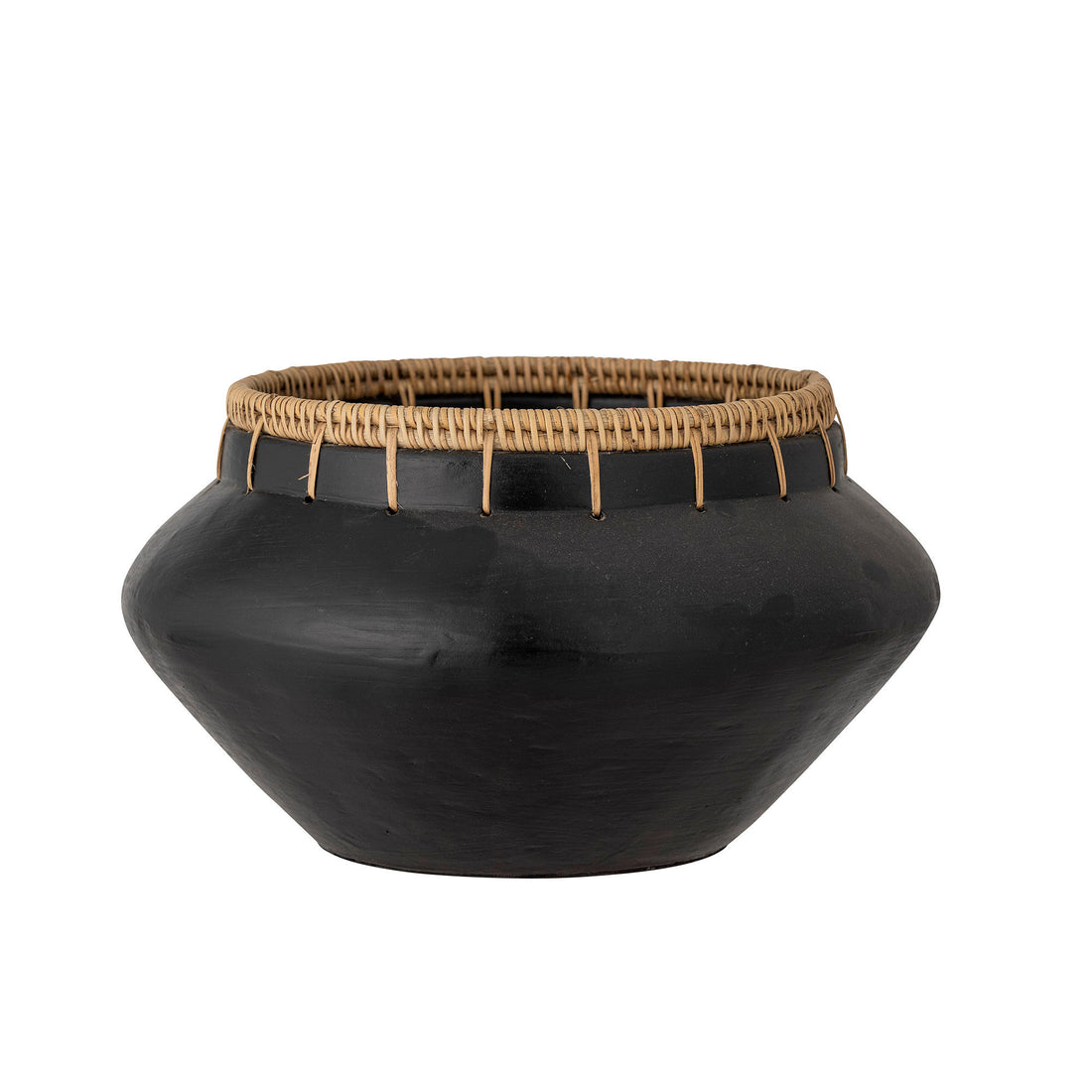 Bloomingville Dixon Decorative Bowl, Black, Terracotta