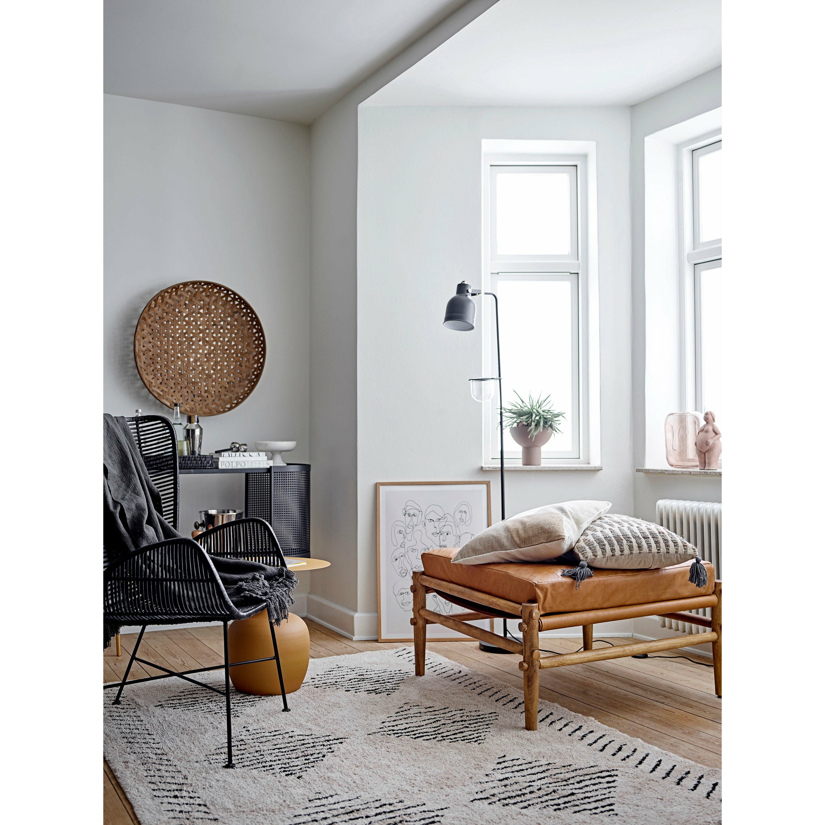 Bloomingville Ayah Sidebord, Gul, Metal - Bloomingville - DesignGaragen.dk