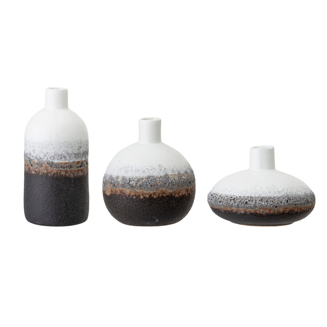 Bloomingville Harislava Vase, Black, Stoneware
