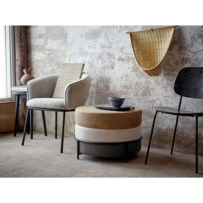 Bloomingville Cortone Spisestol, Grå, Polyester - Bloomingville - DesignGaragen.dk