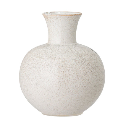 Bloomingville Irini Vase, Hvid, Stentøj - Bloomingville - DesignGaragen.dk