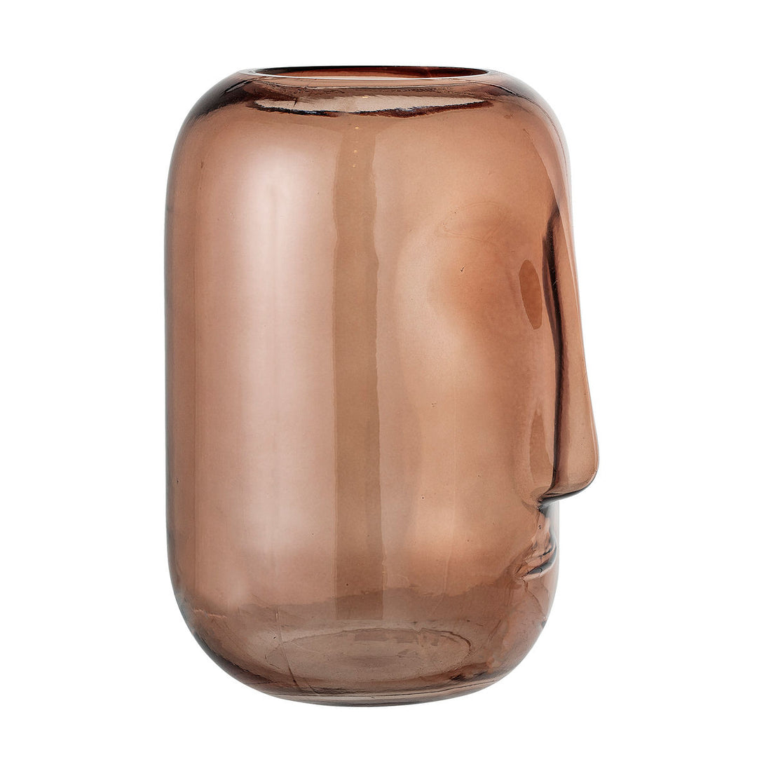 Bloomingville Amida Vase, Brown, Glass