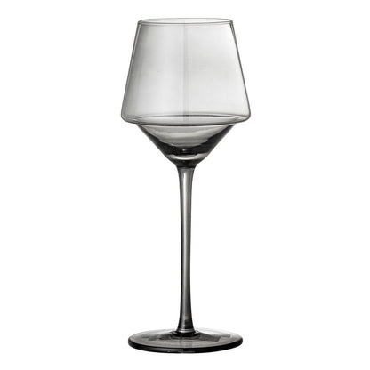 Bloomingville yvette wine glass, gray, glass